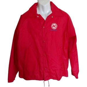Aurburn Sportswear Vintage Snap Button Windbreaker Jacket Size Men's Large